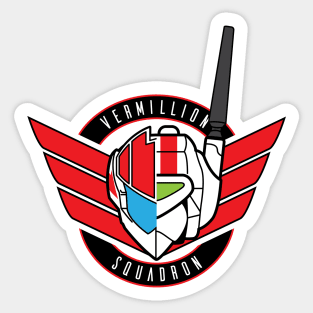 Vermillion Squad helmet patch Sticker